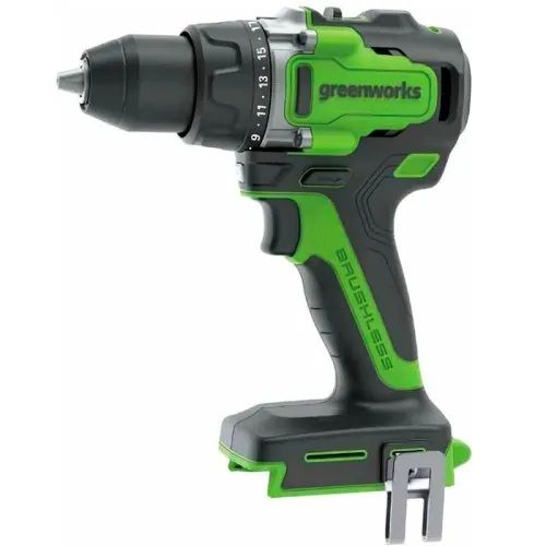 Дрель-шуруповерт ударная аккумуляторная Greenworks 24V GD24DD140 (140 Нм) 3707607, бесщёточная, без АКБ и ЗУ